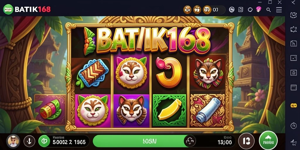 Tampilan game Slot dengan grafik menarik dan fitur bonus.
