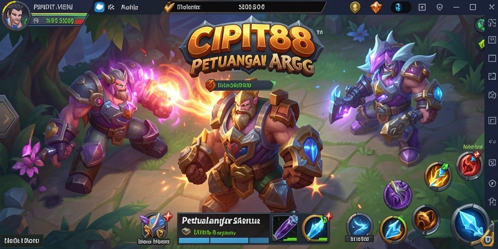 Tampilan gameplay menegangkan dalam dunia ARPG yang mengasyikkan.