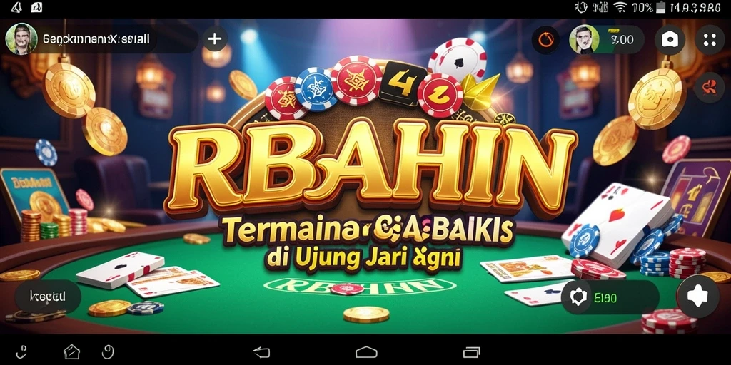 Tampilan gameplay Kasino yang menegangkan di REBAHIN.
